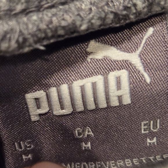 Puma sweatpants joggers gray mens size medium GUC - Picture 8 of 8